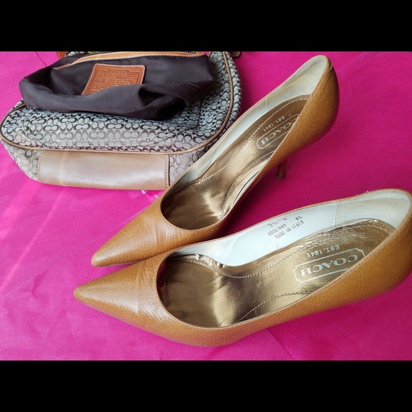 Coach Shoes - Coach Amy pointed heels size 7 1/2 best offer